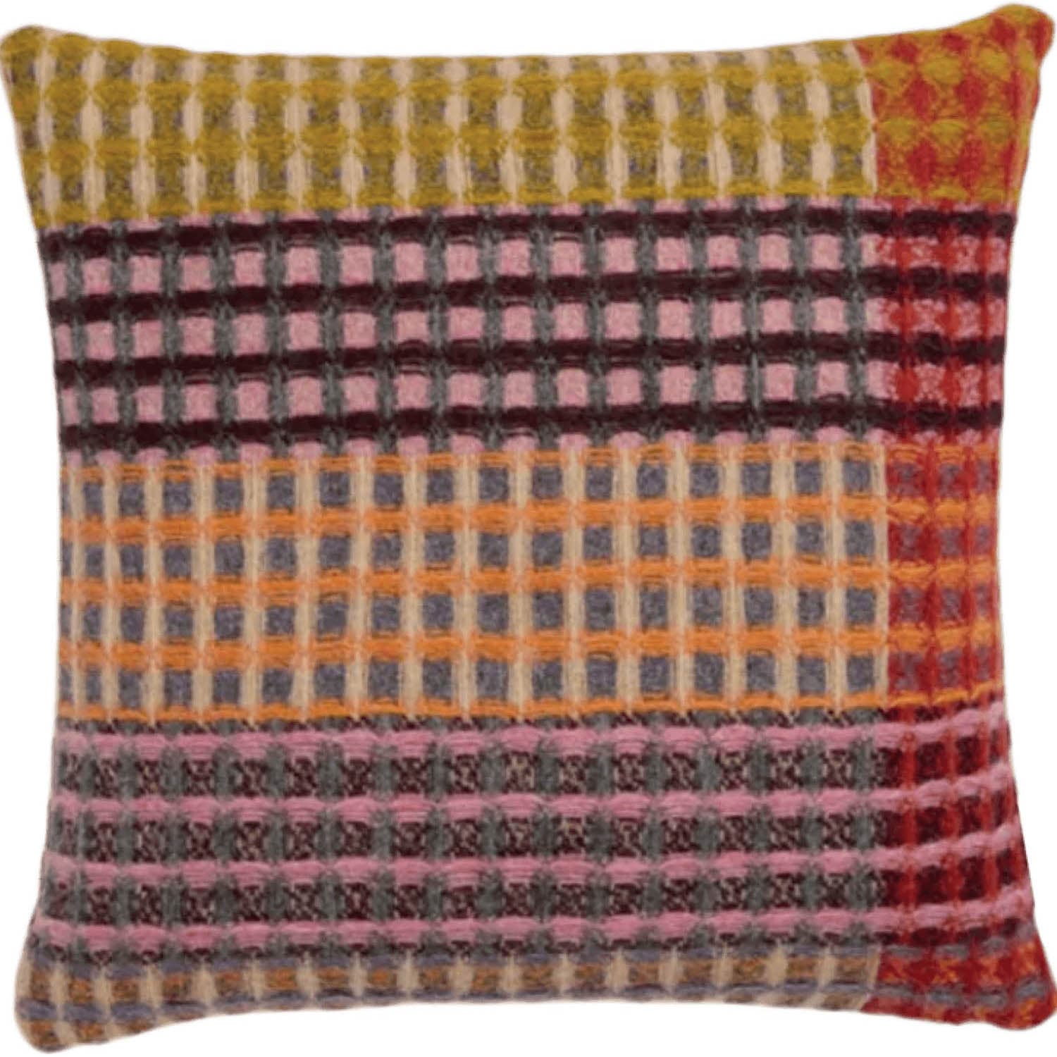 striped, textured throw pillow